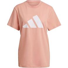 8 - Dame - Pink T-shirts & Toppe adidas Sportswear Future Icons Logo Graphic T-shirt Women - Ambient Blush