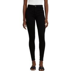 River Island Polyester Jeans River Island Molly Mid Rise Skinny Jeans - Black
