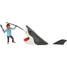 NECA Plastlegetøj Figurer NECA Jaws Toony Terrors Jaws and Quint 6-Inch Scale Action Figure 2-Pack