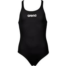 Badetøj Arena Girl's Solid Swim Pro Swimsuit - Black/White (EU-2A263)