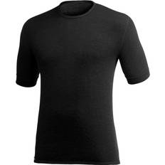 Dame - Merinould - Striktrøjer Overdele Woolpower T-shirt 200 Unisex - Black