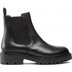 4 - Dame - Læder Chelsea boots Vagabond Kenova - Black Cow Leather