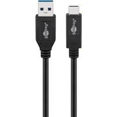 USB A-USB C - USB-kabel Kabler Goobay USB A/USB C 3.1 (Gen.2) 0.5m