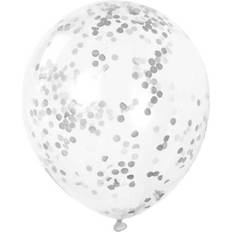 Unique Party Sølv Konfetti Ballon