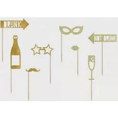 PartyDeco Fotoprops PartyDeco Photo Booth Guld