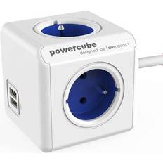 PowerCube Extended USB 1.5 meter (Type E) Blue