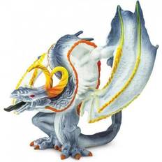 Safari huvudperson dragon junior 16,5 x 11,5 x 11,5 cm grå