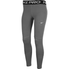 Leggings - Piger - Polyester Bukser Nike Girl's Pro Dri-FIT Leggings - Carbon Heather/White
