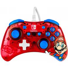 Nintendo Switch Gamepads på tilbud PDP Rock Candy Wired Controller Nintendo Switch - Mario Punch