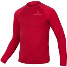 Endura T-shirts Endura One Clan Raglan Long Sleeve T-shirt - Rust Red
