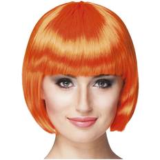 Damer - Orange Parykker Boland Cabaret Wig Orange