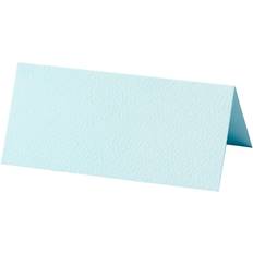 Lykønskningskort & Invitationskort Bordkort, lyseblå 9x4cm