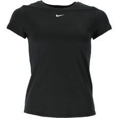 54 - S - Sort Overdele Nike Dri-Fit One Slim-Fit T-shirt Women - Black/White