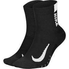 Nike Herre - Løb Undertøj Nike Multiplier Running Ankle Socks 2-pack Men - Black/White