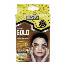 Beauty Formulas Gold Gel Øjenmaske 6 par