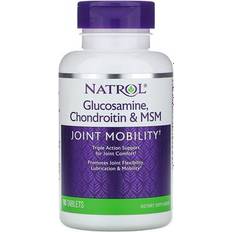 Natrol GLUCOSAMINE, CHONDROITIN & MSM 90 stk 90 stk