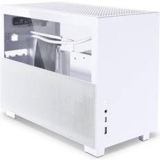 Lian Li Midi Tower (ATX) - Mini-ITX Kabinetter Lian Li Q58W3 (White/Transparent)