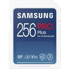 Samsung 256 GB - SDXC Hukommelseskort & USB Stik Samsung Pro Plus 2021 SDXC Class 10 UHS-I U3 V30 160/120MB/s 256GB