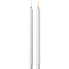 Lysestager, Lys & Dufte Stoff By Uyuni LED-lys 20cm 2stk