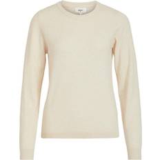 Object 34 Sweatere Object Thess O Neck Knitted Sweater - Sandshell