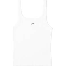 22 - Polyester Toppe Nike Sportswear Essential Cami Tank Women's - White/Black