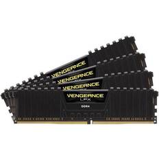4000 MHz - 64 GB - DDR4 - Sort RAM Corsair Vengeance LPX Black DDR4 4000MHz 4x16GB (CMK64GX4M4G4000C18)