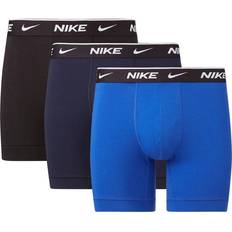Nike Blå Underbukser Nike Everyday Essentials Cotton Stretch Boxer 3-pack - Obsidian/Game Royal/Black