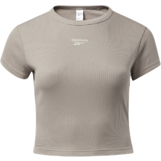 30 T-shirts Reebok Classics Ribbed T-shirt Plus Size - Boulder Grey