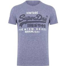 Superdry Herre - Softshell-jakke Tøj Superdry Vintage Logo T-shirt - Tois Blue Grit