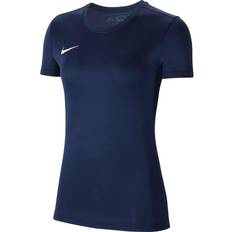 Nike Dame - Outdoor bukser Tøj Nike Dri-FIT Park VII Jersey Women - Midnight Navy/White