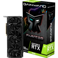 GeForce RTX 3080 Grafikkort Gainward GeForce RTX 3080 Phantom+ HDMI 3xDP 10GB