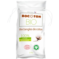 Bocoton Bio Rectangles vatrondeller 170 stk