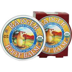 Badger Organic Foot Balm Peppermint & Tea Tree 2 oz