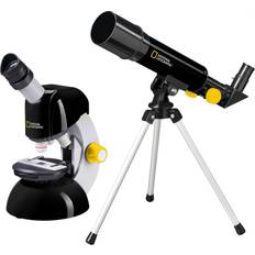 National Geographic Eksperimenter & Trylleri National Geographic Tele-Micro sæt m/teleskop & mikroskop