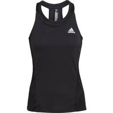 Sort - Tennis T-shirts & Toppe adidas Club Tank Top Women - Black/White