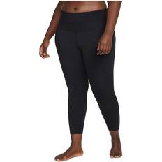 Nike Dame - Sort Tights Nike Yoga Dri-FIT High-Rise 7/8 Leggings Women - Black/Iron Grey