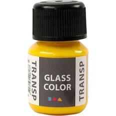 Creativ Company Glass Color Transparent, citron gul, 35ml