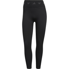 Adidas Dame Bukser & Shorts adidas Aeroknit Training 7/8 Tights Women - Black/Grey Six