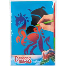 Plastlegetøj Kreakasser Depesche Dino World Dragons World Magic Scratch