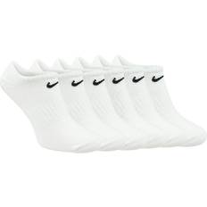 Nike Elastan/Lycra/Spandex - Hvid Strømper Nike Everyday Lightweight Training No-Show Socks 6-pack Men -White/Black