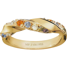 Sif Jakobs Guldbelagt Ringe Sif Jakobs Ferrara Ring - Gold/Multicolour