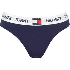 Tommy Hilfiger Dame Undertøj Tommy Hilfiger Organic Cotton Blend Waistband Briefs - Navy Blazer