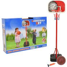 VidaXL Plastlegetøj Udespil vidaXL Basketballsæt 138,5-166 cm transportabelt og justerbart