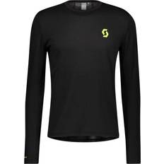 Scott Elastan/Lycra/Spandex T-shirts Scott RC Run Long Sleeve T-shirt Men - Black/Yellow