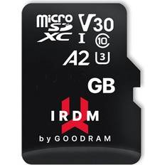 256 GB - Class 10 - V30 - microSDHC Hukommelseskort GOODRAM IRDM M2AA microSDHC Class 10 UHS-I U3 V30 A2 32GB
