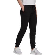Adidas 32 - Dame - Joggingbukser adidas Essentials Fleece Logo Pants - Black/White