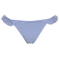 Blå - Polyester Bikinitrusser Missya Santorini Tai - Blue/White
