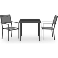 vidaXL 3073522 Havemøbelsæt, 1 borde inkl. 2 stole