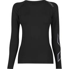 2XU T-shirts & Toppe 2XU Core Compression Long Sleeve Top Women - Black/Silver