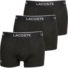 Lacoste Elastan/Lycra/Spandex Underbukser Lacoste Casual Trunks 3-pack - Black